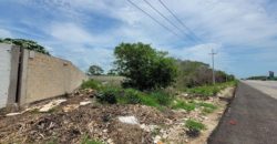 Terreno en venta en Conkal sobre carretera, ideal bodegas y comercial