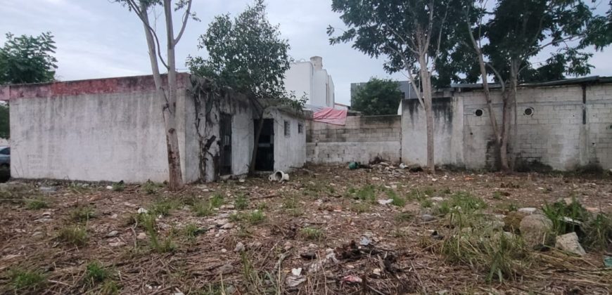 Terreno en venta en esquina en Col. Maya 405metros