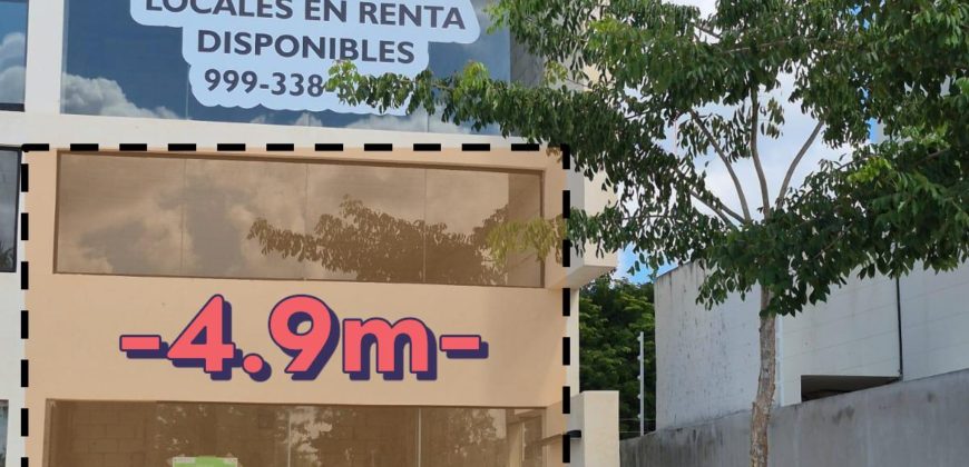 Local en Renta Plaza Manere Conkal. Planta Baja