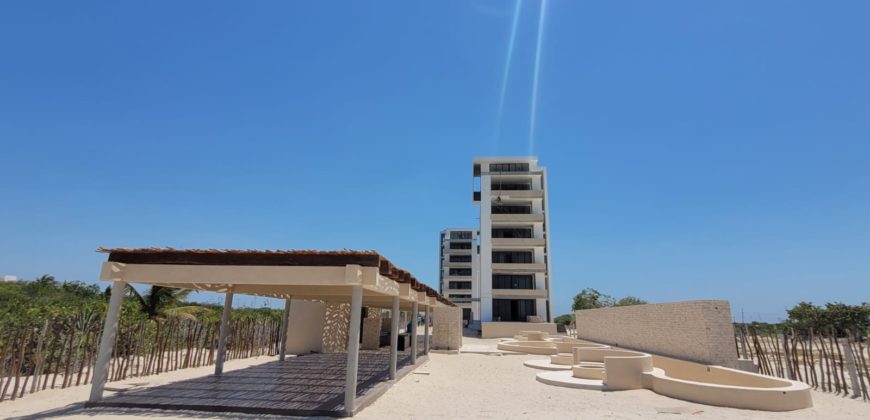 Departamento frente al mar en Telchac, entrega inmediata!