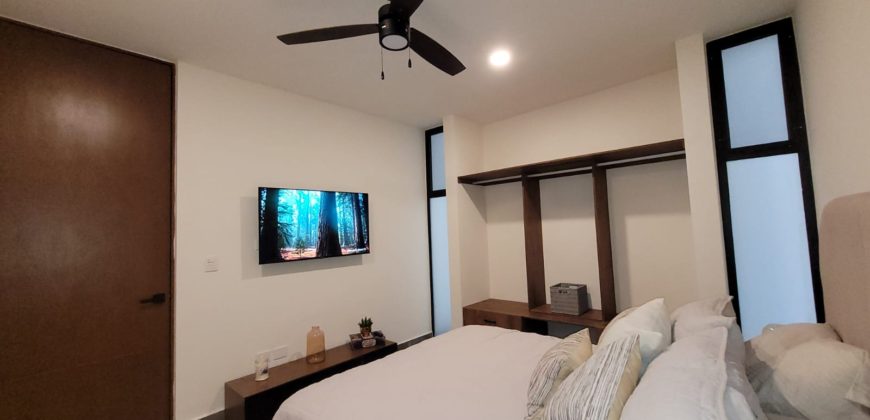 Departamento amueblado en Mérida, cerca de la Av. Garcia Lavin