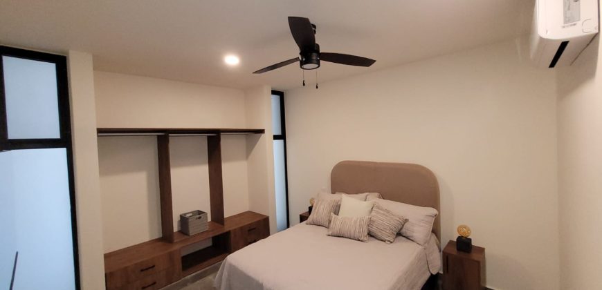 Departamento amueblado en Mérida, cerca de la Av. Garcia Lavin