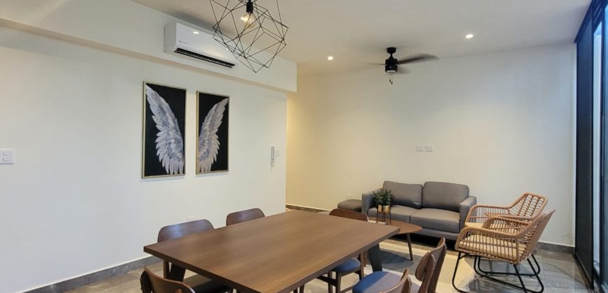 Departamento amueblado en Mérida, cerca de la Av. Garcia Lavin