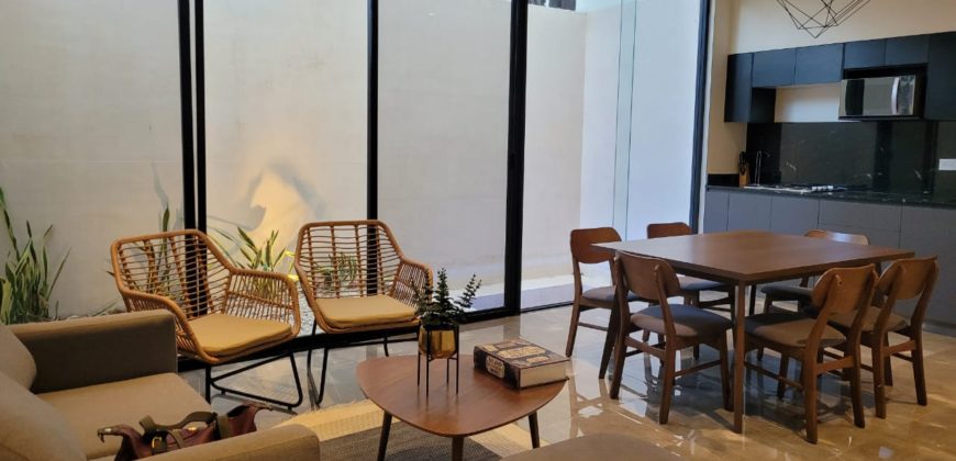 Departamento amueblado en Mérida, cerca de la Av. Garcia Lavin
