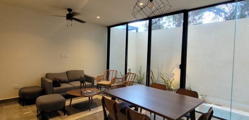Departamento amueblado en Mérida, cerca de la Av. Garcia Lavin