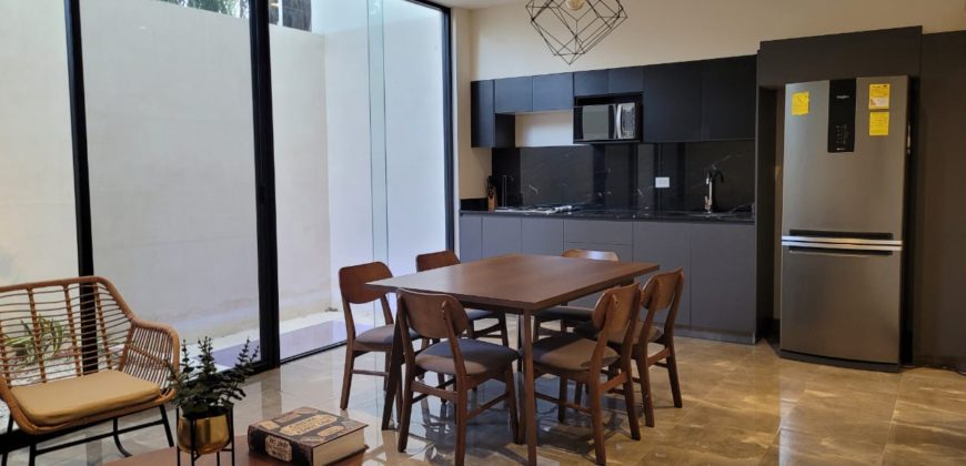 Departamento amueblado en Mérida, cerca de la Av. Garcia Lavin