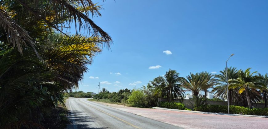 Terreno renta entrada a Puerto de Chelem, esquina